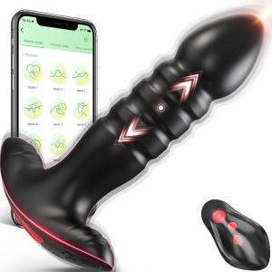 Anal Plug Vibrator with App Control for Men
