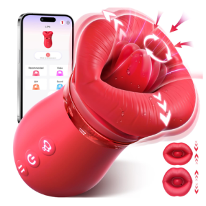 Sovokn 5 In 1 Mouth Sucking Vibrator Rose Sex Toy In Pakistan