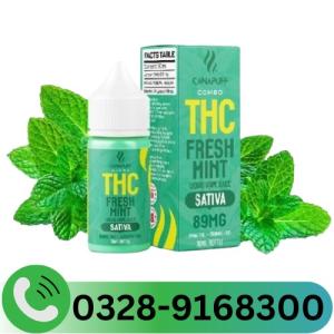 THC Liquid 89mg THC/2000mg CBD Fresh Mint 30ml In Pakistan