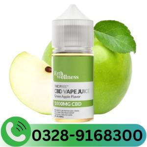 CBD Vape Juice Green Apple 1000mg in Pakistan